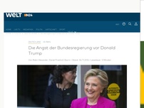 Bild zum Artikel: US-Wahl: Die Angst der Bundesregierung vor Donald Trump