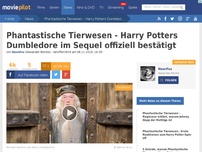 Bild zum Artikel: Offiziell bestätigt: Dumbledore kehrt zurück!