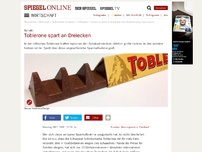 Bild zum Artikel: Schoki: Toblerone spart an Dreiecken