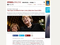 Bild zum Artikel: Jahrestag der Pogromnacht: Neonazis veröffentlichen Liste jüdischer Geschäfte