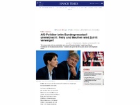 Bild zum Artikel: AfD-Politiker beim Bundespresseball unerwünscht: Petry und Meuthen wird Zutritt verweigert