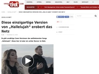 Bild zum Artikel: Diese einzigartige Version von „Hallelujah“ erobert das Netz