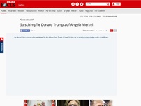 Bild zum Artikel: 'Geisteskrank' - So schimpfte Donald Trump auf Angela Merkel