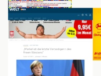 Bild zum Artikel: New York Times: 'Merkel ist die letzte Verteidigerin des freien Westens'