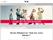 Bild zum Artikel: Club der roten Bänder | Das Clubband zum Bestellen