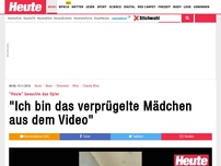 Bild zum Artikel: 'Heute' besuchte das Opfer: 'Ich bin das verprügelte Mädchen aus dem Video'