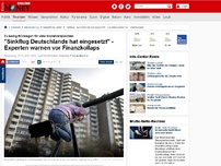 Bild zum Artikel: Zu wenig Rücklagen für viele Sozialversprechen - 'Sinkflug Deutschlands hat eingesetzt' - Experten warnen vor Finanzkollaps