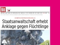 Bild zum Artikel: Asylheim angezündet - Staatsanwaltschaft erhebt Anklage gegen Flüchtlinge