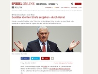 Bild zum Artikel: AKP-Gesetzesvorhaben in der Türkei: Sextäter könnten Strafe entgehen - bei Heirat