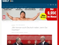 Bild zum Artikel: Putin zu Kuczynski: 'Wir können auch Deutsch reden, wenn Sie möchten'