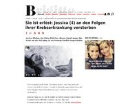 Bild zum Artikel: Sie ist erlöst: Jessica (4) stirbt an den Folgen ihrer Krebserkrankung