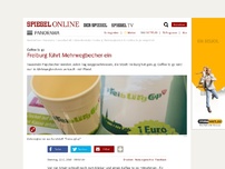Bild zum Artikel: 'Coffee To Go': Freiburg führt Mehrwegbecher ein