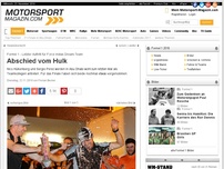 Bild zum Artikel: Formel 1 - Letzter Auftritt für Force Indias Dream-Team: Abschied vom Hulk