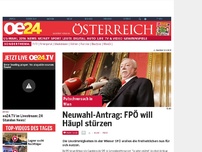 Bild zum Artikel: Neuwahl-Antrag: FPÖ will Häupl stürzen