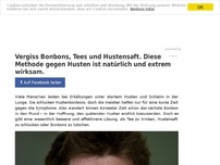 Bild zum Artikel: Vergiss Bonbons, Tees und Hustensaft. Diese Methode gegen Husten ist natürlich und extrem wirksam.