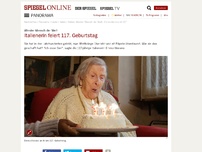 Bild zum Artikel: Ältester Mensch der Welt: Italienerin feiert 117. Geburtstag