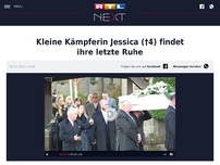 Bild zum Artikel: Kleine Kämpferin Jessica (†4) findet ihre letzte Ruhe