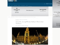 Bild zum Artikel: Anfassen und wegzerren: Sexuelle Übergriffe bei Party in Münchener Rathaus