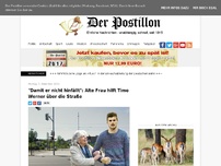 Bild zum Artikel: 'Damit er nicht hinfällt': Alte Frau hilft Timo Werner über die Straße