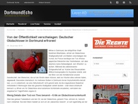 Bild zum Artikel: Von der Öffentlichkeit verschwiegen: Deutscher Obdachloser in Dortmund erfroren!