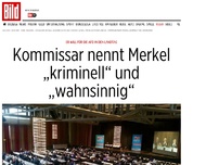 Bild zum Artikel: Er will in den Landtag - Kommissar nennt Merkel „kriminell“, „wahnsinnig“