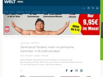 Bild zum Artikel: Aiman Mazyek: Zentralrat fordert mehr muslimische Vertreter in Rundfunkräten
