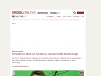 Bild zum Artikel: Mord in Freiburg: Erfundenes Zitat auf Facebook - Künast stellt Strafanzeige