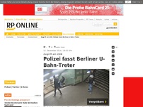 Bild zum Artikel: Zugriff am ZOB - Polizei fasst Berliner U-Bahn-Treter
