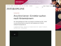 Bild zum Artikel: Medien: Verdächtiger Anis Amri in Mailand erschossen