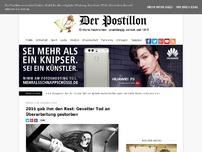 Bild zum Artikel: 2016 gab ihm den Rest: Gevatter Tod an Überarbeitung gestorben