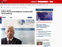 Bild zum Artikel: Für Silvester angemeldet - Kölner Polizei-Chef Mathies verbietet AfD-Veranstaltung