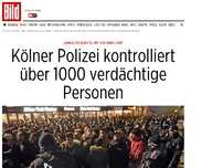 Bild zum Artikel: Am Hauptbahnhof - Kölner Polizei kontrolliert 150 Verdächtige