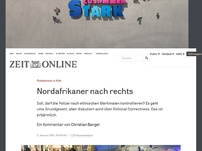 Bild zum Artikel: Polizeieinsatz in Köln: Nordafrikaner nach rechts