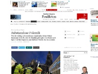 Bild zum Artikel: Warum Kritik an der Kölner Polizei die Handlungsfähigkeit des Staates aufs Spiel setzt