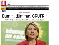 Bild zum Artikel: Grünen-Chefin Peter - Dumm, dümmer, GRÜFRI*