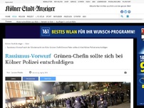 Bild zum Artikel: Rassismus-Vorwurf: Grünen-Chefin sollte sich bei Kölner Polizei entschuldigen