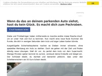 Bild zum Artikel: Wenn du das an deinem parkenden Auto siehst, hast du kein Glück. Es macht dich zum Pechraben.