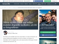 Bild zum Artikel: Söhne rächen Eltern und reißen brutalen Angreifer zu Boden, um ihn zu fotografieren