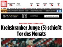 Bild zum Artikel: Fußball-Herz in England - Krebskranker Junge (5) schießt Tor des Monats