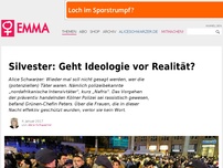 Bild zum Artikel: Silvester: Geht Ideologie vor Realität?