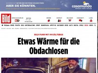 Bild zum Artikel: BILD-Reporter fährt mit im Kältebus - Wärme für die Obdachlosen