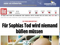 Bild zum Artikel: Zu Tode geschüttelt - Für Sophias Tod wird niemand büßen müssen 
