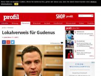 Bild zum Artikel: Lokalverweis für Gudenus