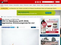 Bild zum Artikel: Gegen Silvester und Weihnachten - CDU in Hamburg wirft Ditib aggressive Stimmungsmache vor