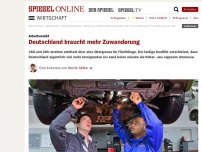 Bild zum Artikel: Arbeitsmarkt: Deutschland braucht mehr Zuwanderung