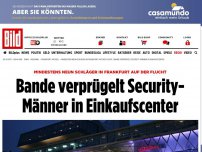 Bild zum Artikel: Schläger auf der Flucht - Bande verprügelt MyZeil-Security-Männer