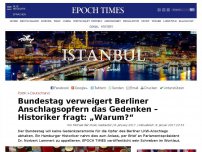 Bild zum Artikel: Bundestag verweigert Berliner Anschlagsopfern das Gedenken – Historiker fragt: „Warum?“