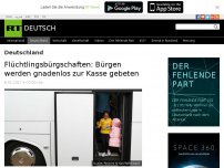 Bild zum Artikel: Flüchtlingsbürgschaften: Bürgen werden gnadenlos zur Kasse gebeten