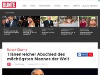 Bild zum Artikel: Barack Obama: Tränenreicher Abschied des mächtigsten Mannes der Welt