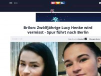 Bild zum Artikel: Brilon: Zwölfjährige Lucy Henke wird vermisst - Spur führt nach Berlin